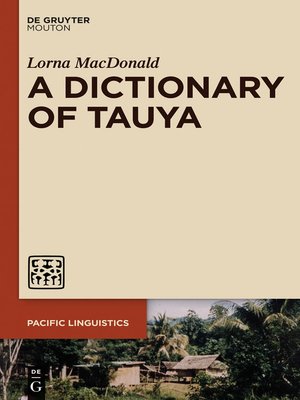 cover image of A Dictionary of Tauya